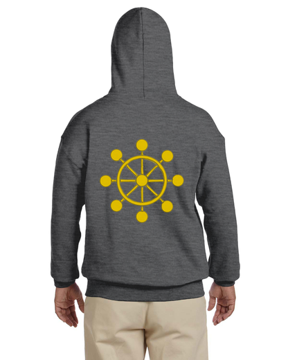 Mahoraga and 8 handle wheel hoodie