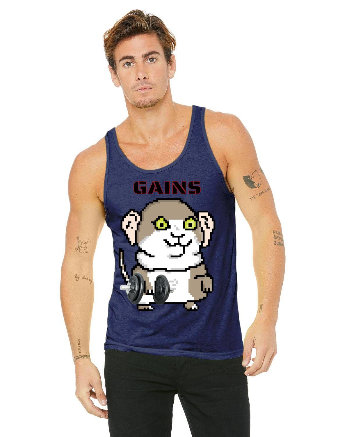 Gerbil Gains  Tank Top(Unisex)