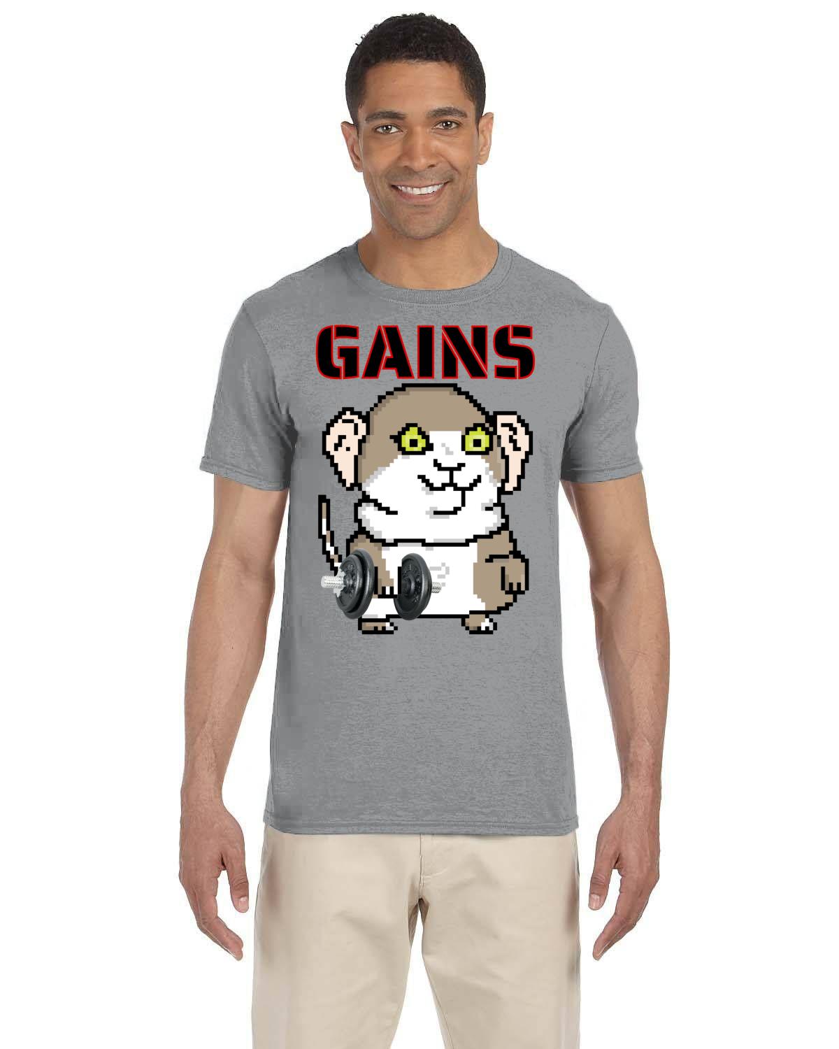 Gerbil Gains T-Shirt (Softstyle)