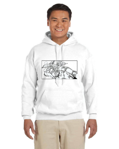 Mahoraga and 8 handle wheel hoodie